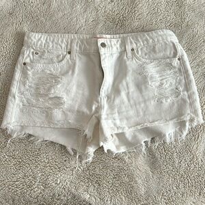 Joe’s White Jean Shorts